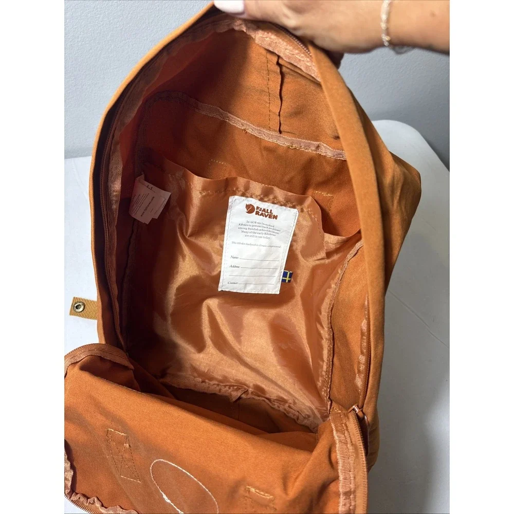 Fjallraven Kanken Backpack Rust Orange Classic School Bag Hiking Gorpcore